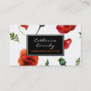 Recherche de floral rouge cartes visite Féminin