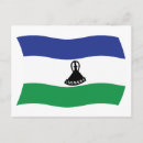 Suche nach lesotho postkarten Flagge von lesotho