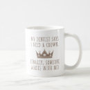 Recherche de couronne reine tasses Humour