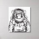 Suche nach schimpansen leinwandbilder Astronaut