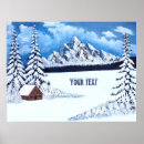 Recherche de hivernal posters Scène hivernale