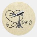 Recherche de tour eiffel autocollants Avion