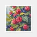 Recherche de framboise serviettes Aquarelle