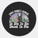 Recherche de mourir autocollants Sarcastique