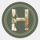 Recherche de h initial autocollants Lettre initiale h