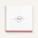 Suche nach rosa rosen kleine notizbücher Monogramm