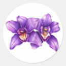 Recherche de orchidée violette autocollants Blanc