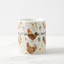Recherche de coq et poule tasses Fleurs