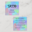 Recherche de style gothique cartes visite Artiste de tatouage