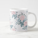 Recherche de floral bleu et vert tasses Rose