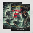 Recherche de pirate halloween invitations Effrayant