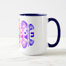 Recherche de hippie style tasses Rétro