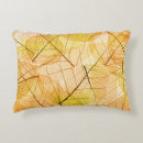 Recherche de feuille orange coussins Floral