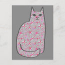 Suche nach rosa grau postkarten Katze