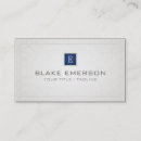 Recherche de initiales faites sur commande de monogramme cartes visite Élégant