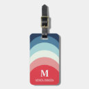 Suche nach rote streifen gepäckanhänger Monogramm
