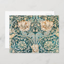 Recherche de motif floral cartes postales William morris