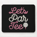 Suche nach lustiges mädchen mousepads Golfsonnenuntergang