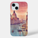 Recherche de gondole iphone coques Belle aquarelle gondole antique