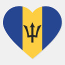 Recherche de drapeau bajan autocollants Bridgetown