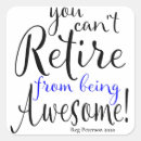 Recherche de ligne de police autocollants Retraite