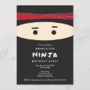 Recherche de ninja invitations Fête