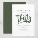 Recherche de 30ème masculin invitations Trente