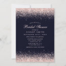 Recherche de rose rose bleu marine invitations Simple