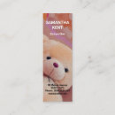 Suche nach teddy bären visitenkarten Babysitter
