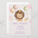 Recherche de baby lion invitations C'est une fille