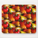 Recherche de poivrons rouges tapis souris Jaune