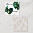 Recherche de feuille monstera cartes visite Coiffeur
