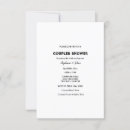 Recherche de engagement couple bridal shower invitations Élégant
