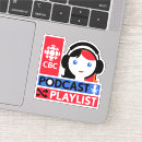 Recherche de diffusion autocollants Radio
