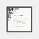 Recherche de bleu marine serviettes Floral