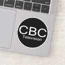 Recherche de radiodiffusion autocollants Logo de cbc