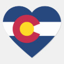 Suche nach colorado flag aufkleber Herz