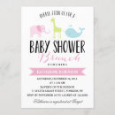 Recherche de baby shower de baleine cartes postales Moderne