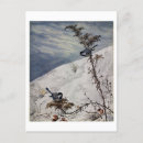 Suche nach vogel im winter postkarten Bäume