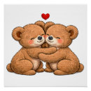 Suche nach teddybären poster Valentinstag