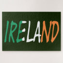 Recherche de paysage irlandais puzzles Vert