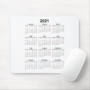 Recherche de calendrier annuel tapis souris Année