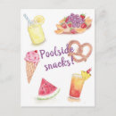 Recherche de bord cartes postales Nourriture