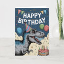 Suche nach dinosaurier geburtstag karten Generativer inhalt