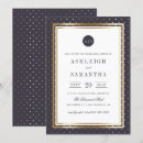 Recherche de pois chic invitations Feuille d'or