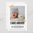 Recherche de arrivée de bébé invitations Je suis arrivé