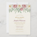 Recherche de peony bridal shower invitations Rose