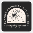 Recherche de moustiques autocollants Camping