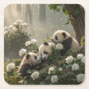 Recherche de pandas mignons dessous de verres Animal