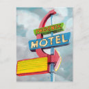 Recherche de néon vintage cartes postales Motel